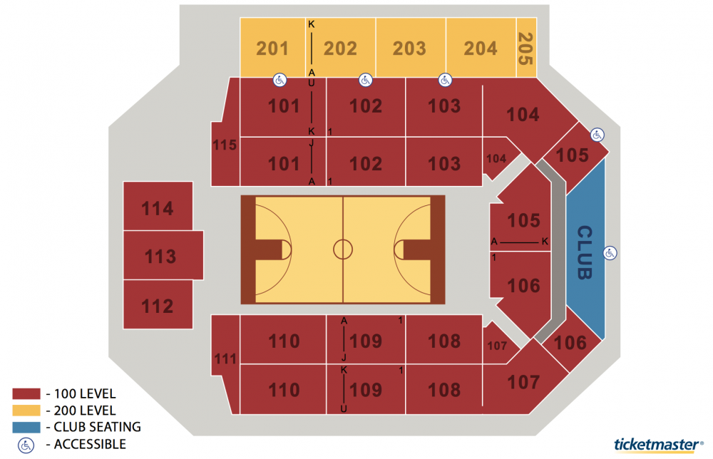 Mu Arena Seating Chart